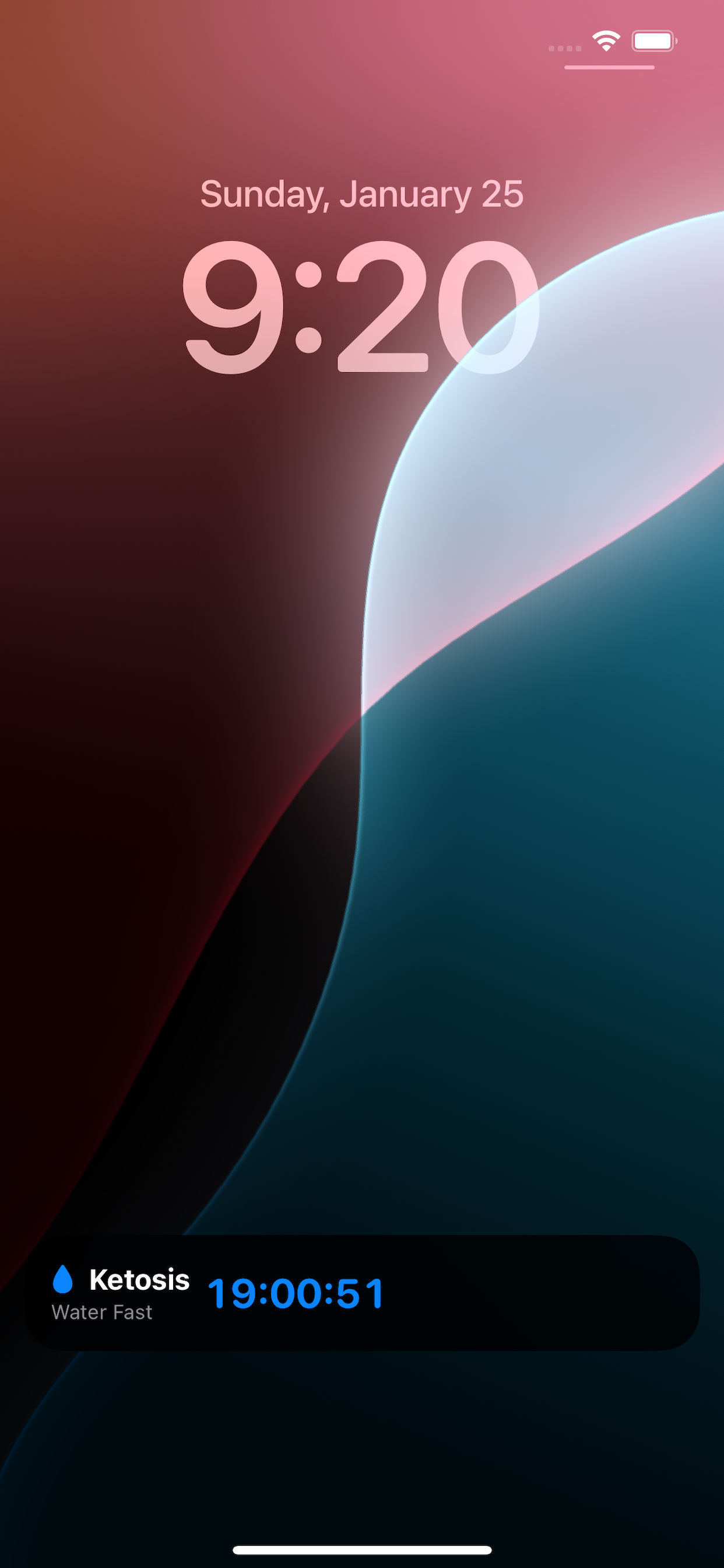 Lock screen Live Activity
